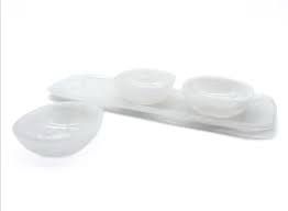 Lily Juliet Dip Bowls On Tray