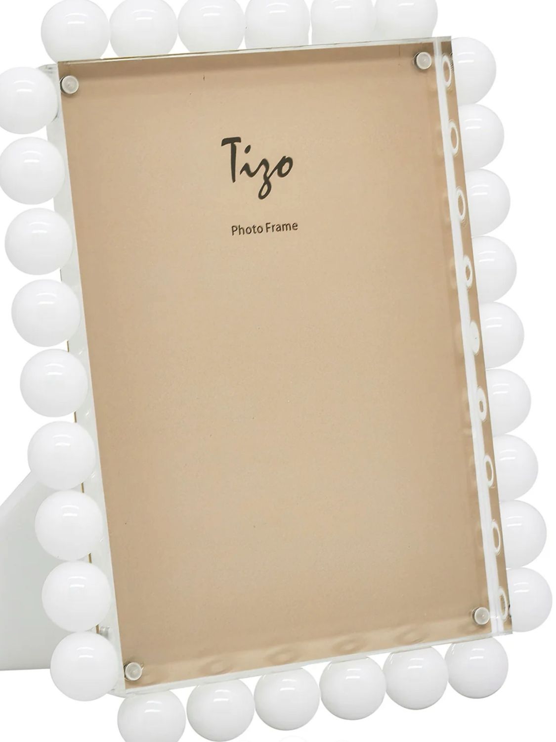 Tizo Acrylic White Frame With Balls Purchased