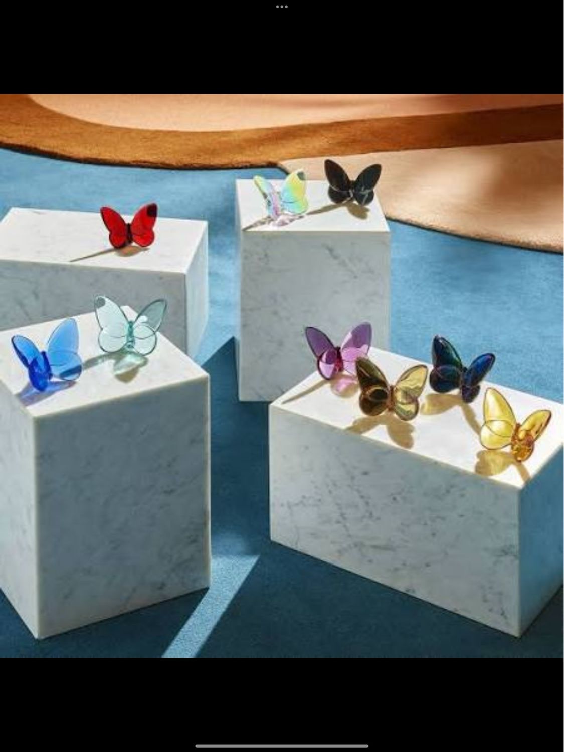 Baccarat Crystal Iridescent Butterfly PURCHASED