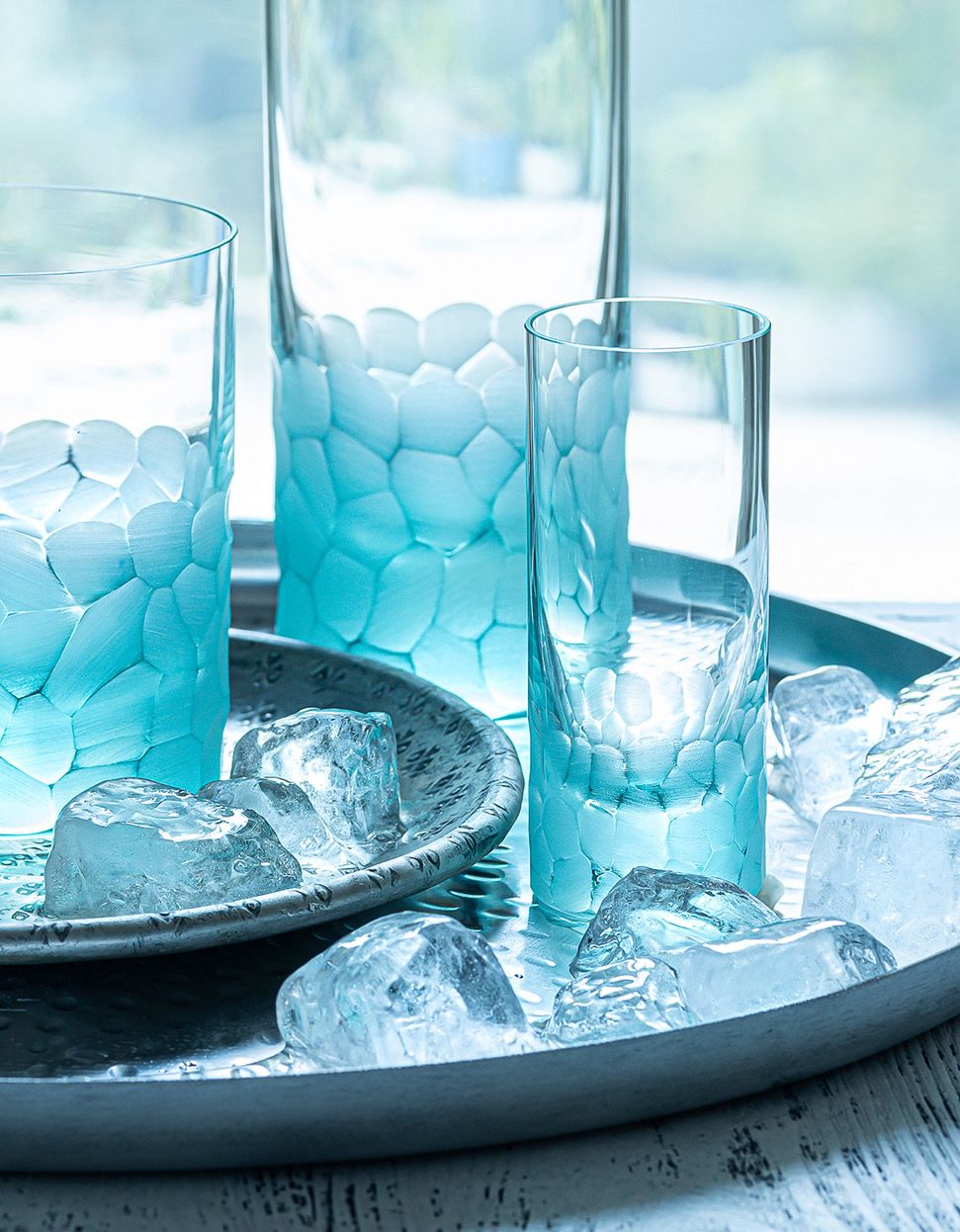 Moser Pebbles Vodka Set 6 Shot Glasses