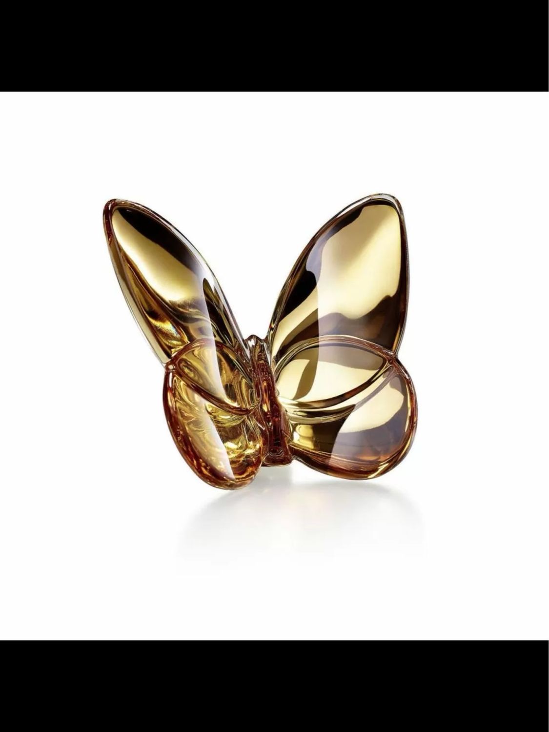 Baccarat Crystal Gold Butterfly PURCHASED