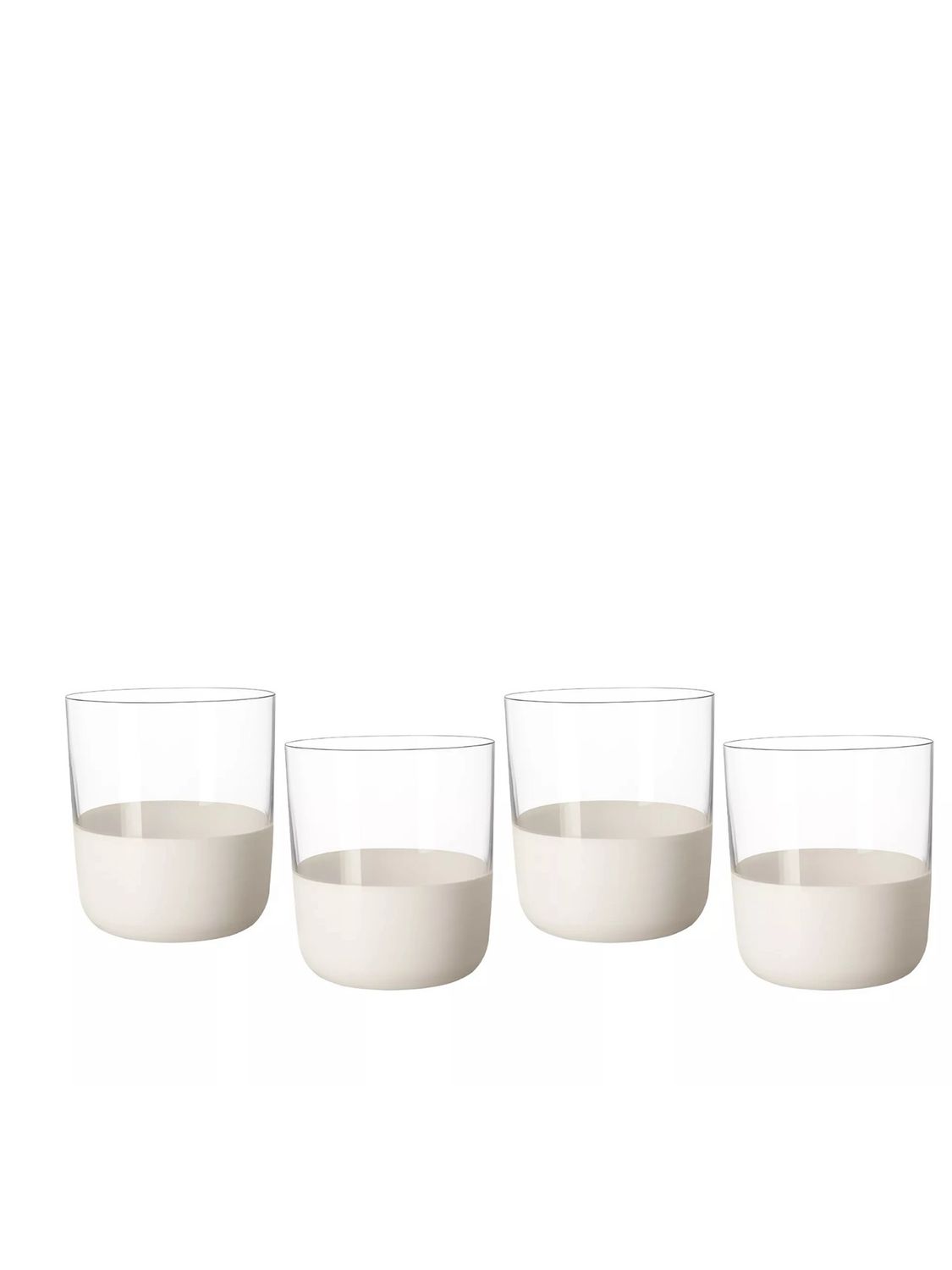 Villeroy 8,White Shot Glasses On Tray Purchased