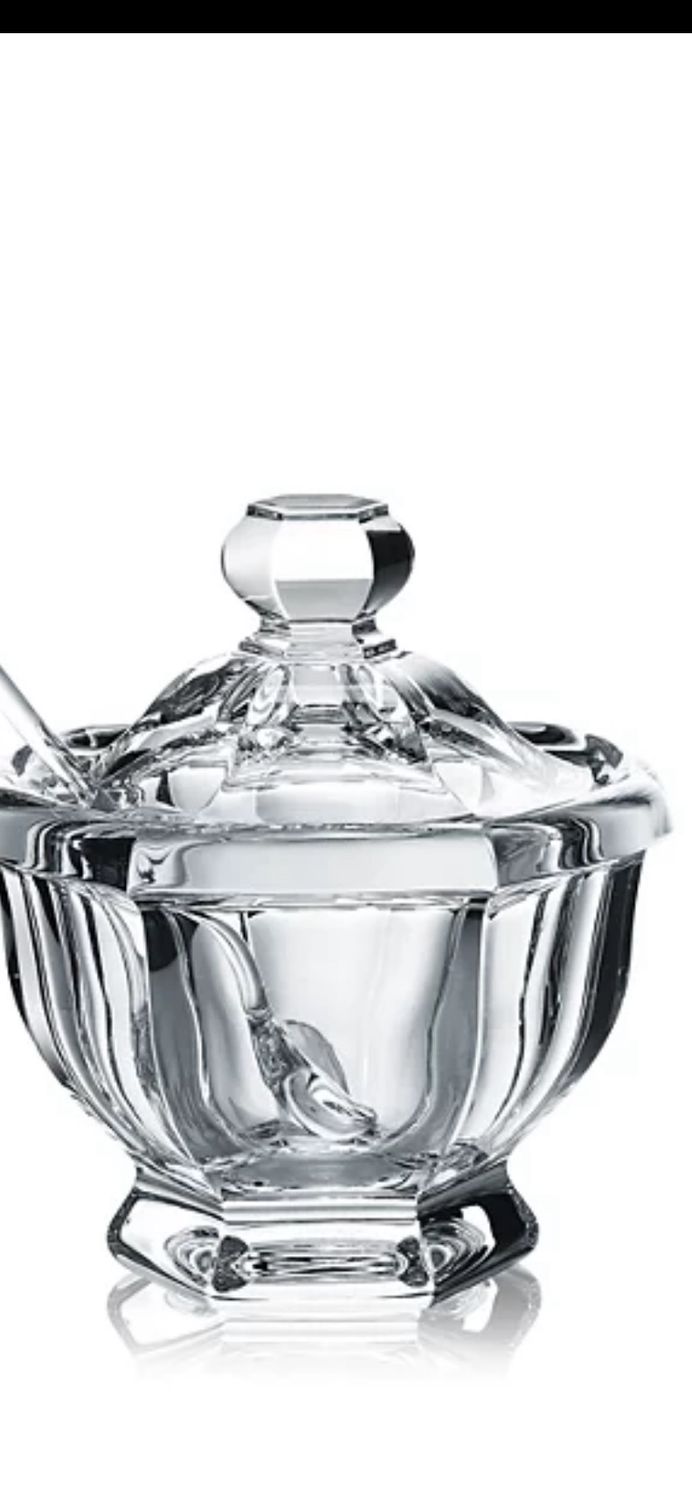 Baccarat Crystal Large Jam Jar