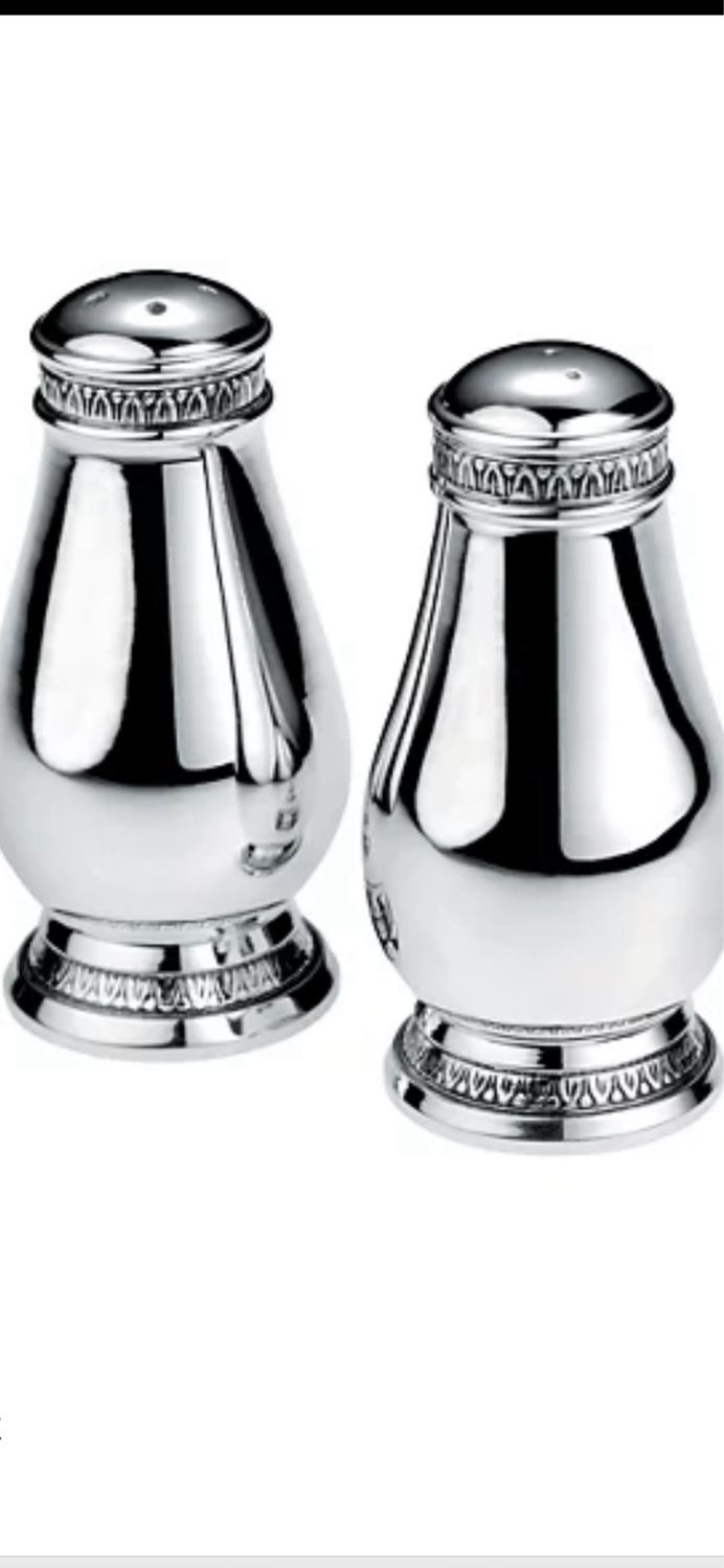 Christofle Malmaison Salt And Pepper Shakers Purchased