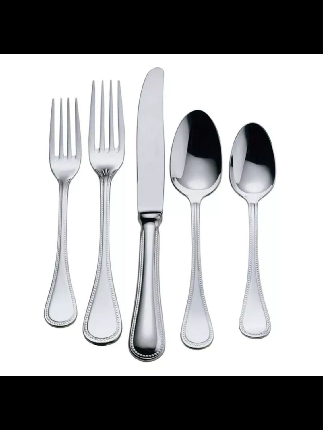 Couzon La Perle Flatware 5 Piece Place Settings