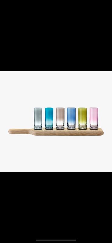 Lsa Assorted Shot Glasses Set Of 6 PURCHASED