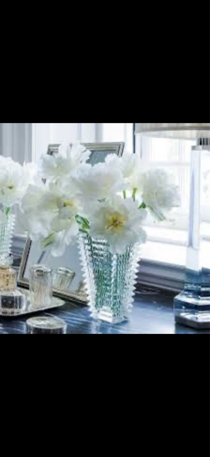 Baccarat Rectangular Eye Vase