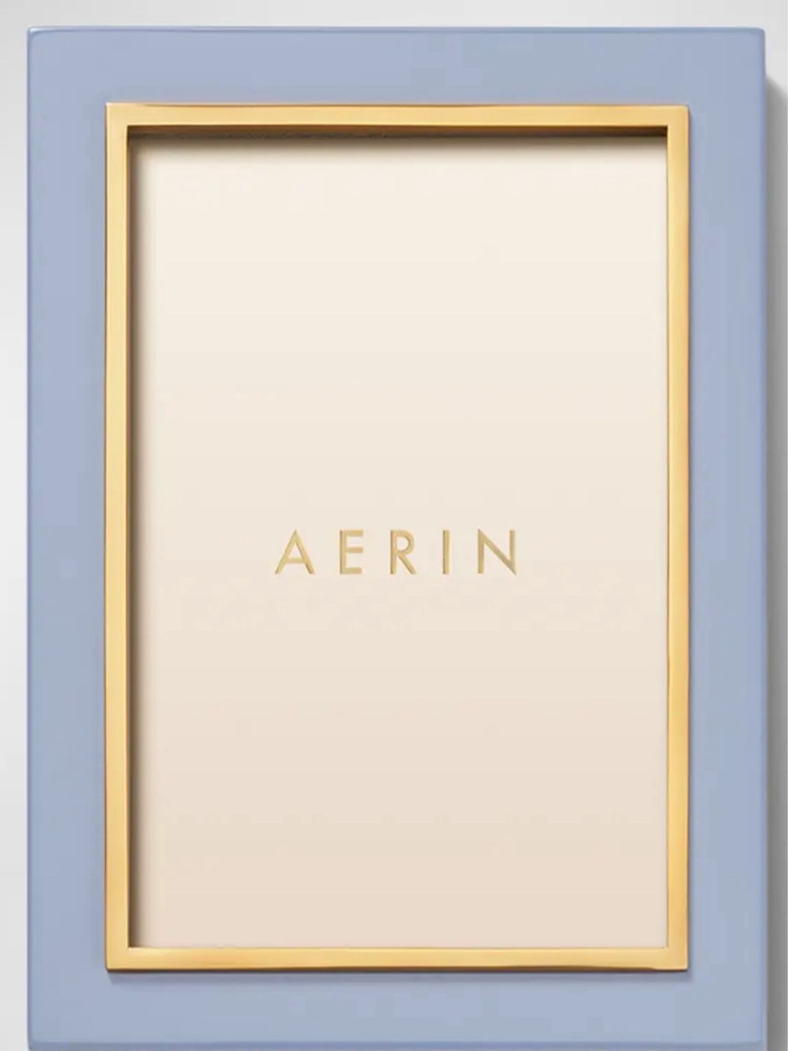 Aerin Leather Blue Frame 4x6 PURCHASED