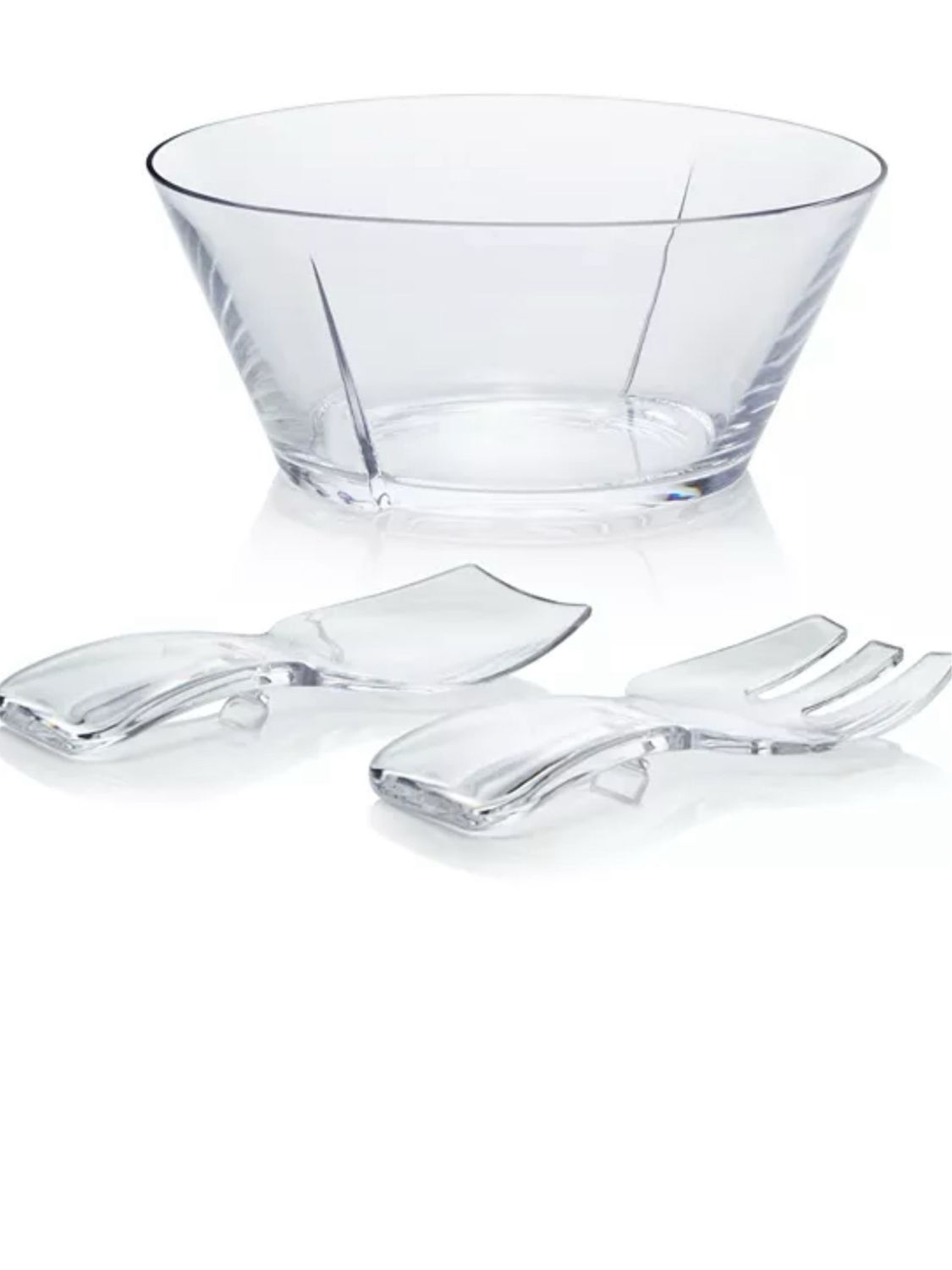 Mario Acrylic Salad Bowl With Servers