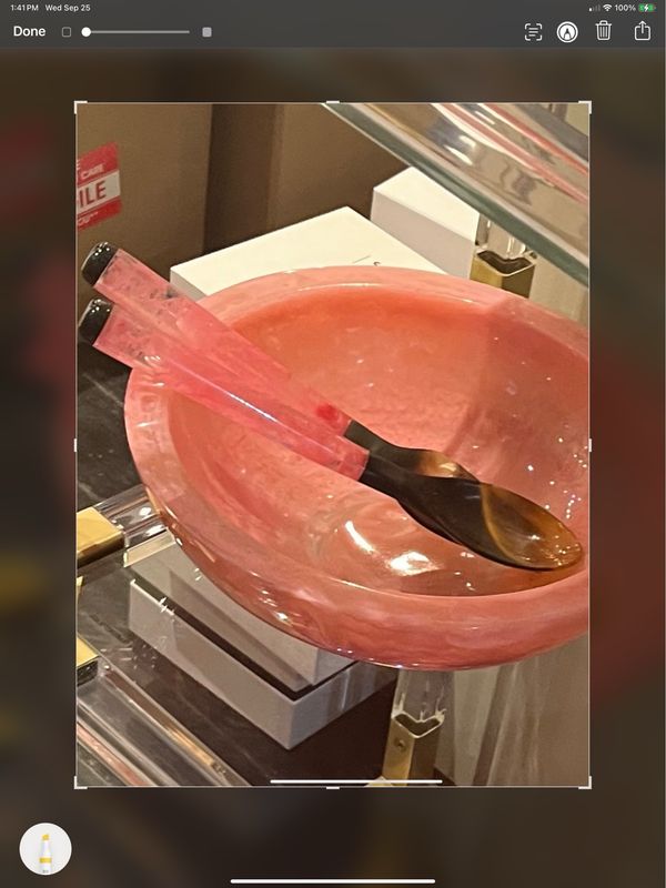 Lily Juliet Pink Salad Set 2 Purchased