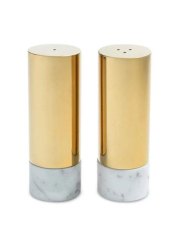 Anna New York Pair Gold Salt And Pepper Shakers Needs 2 1 Purchased Needs 1