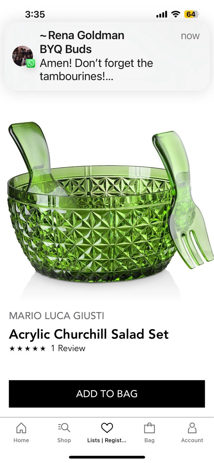 Mario Luca Giusti Churchill Bowl With Servers