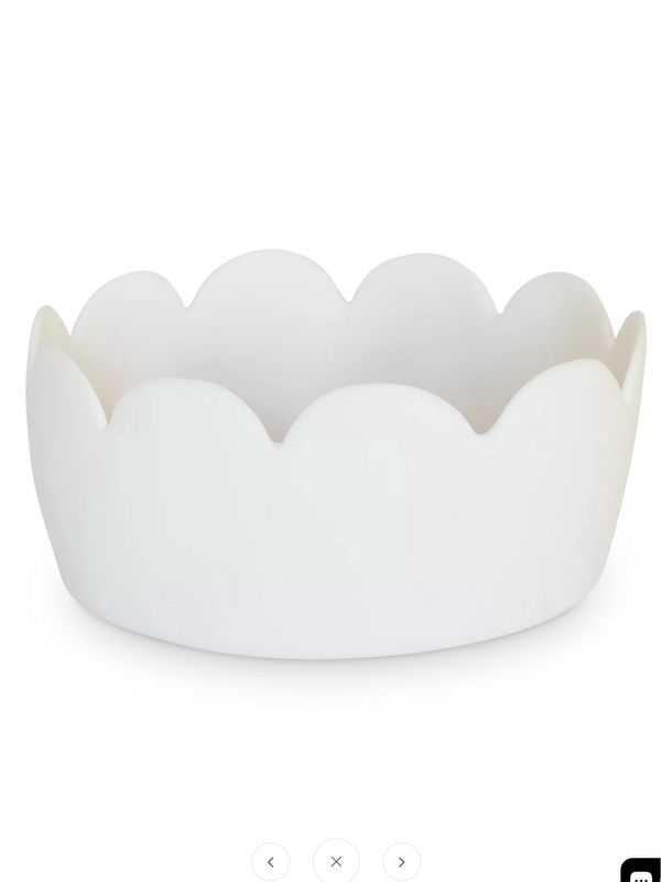 Tina Frey White Fleur Bowl Purchased