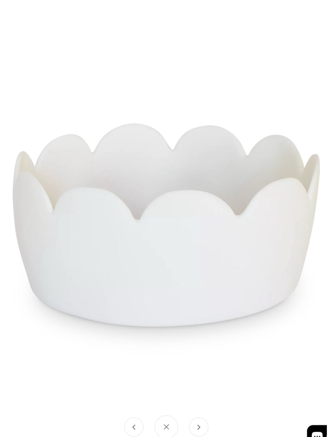Tina Frey White Fleur Bowl PURCHASED