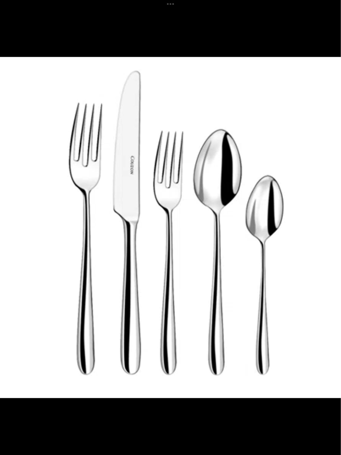 Couzon Fusain Flatware 12 Place Settings