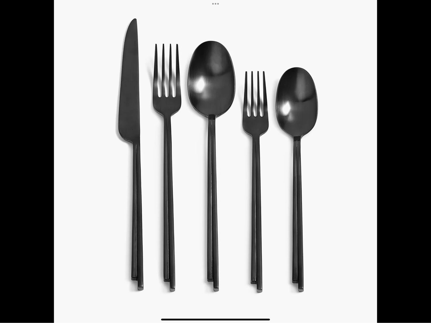 Kelly Wearstler Black Flatware Needs 12
