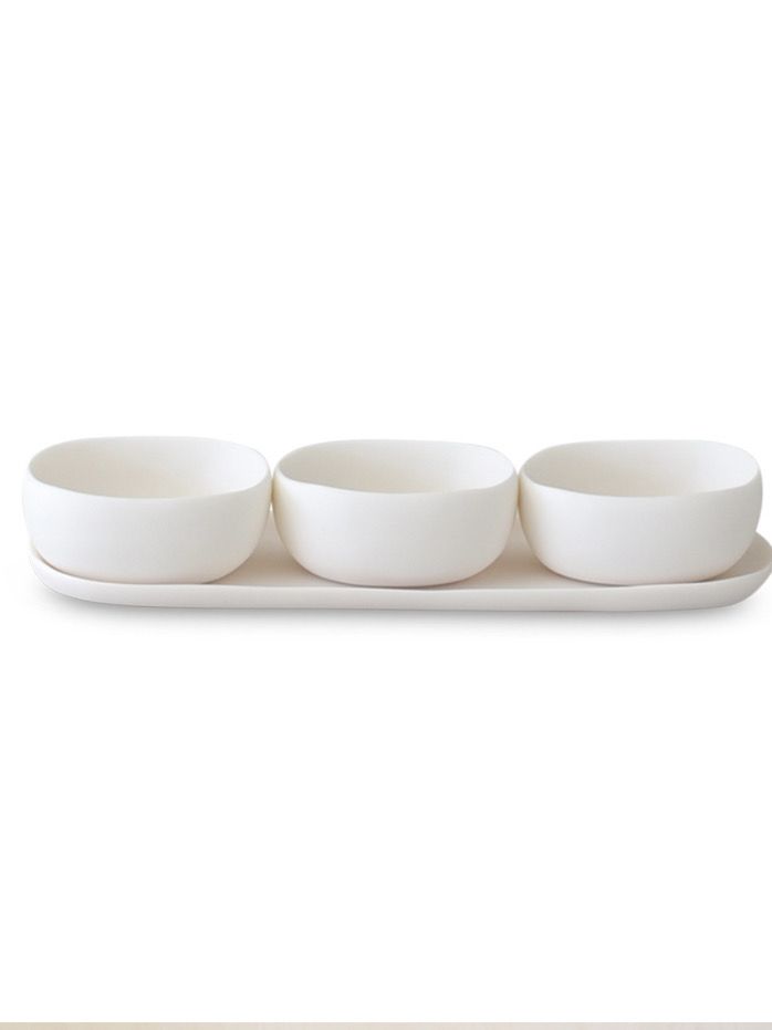Tina Frey Cuadrato Serving Set With Spoons