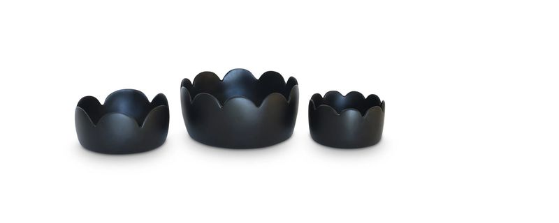 Tina Frey Fleur Black Bowl
