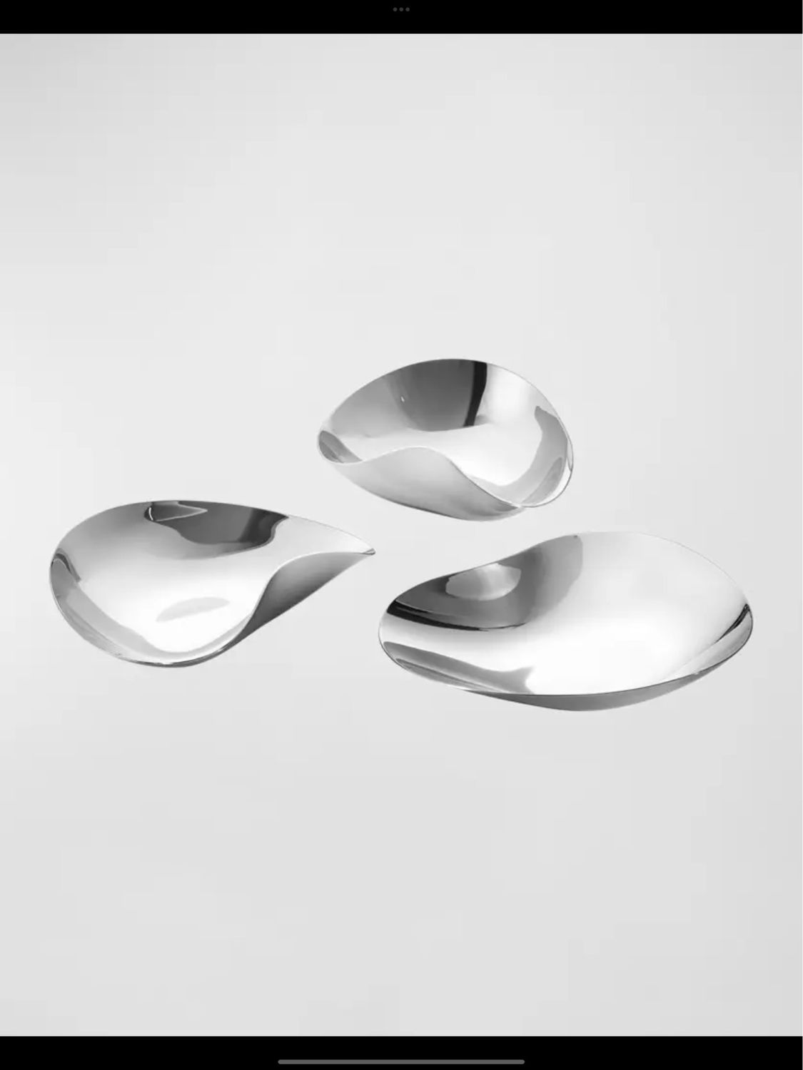 Georg Jensen Stainless Steel Indulgence Bowls