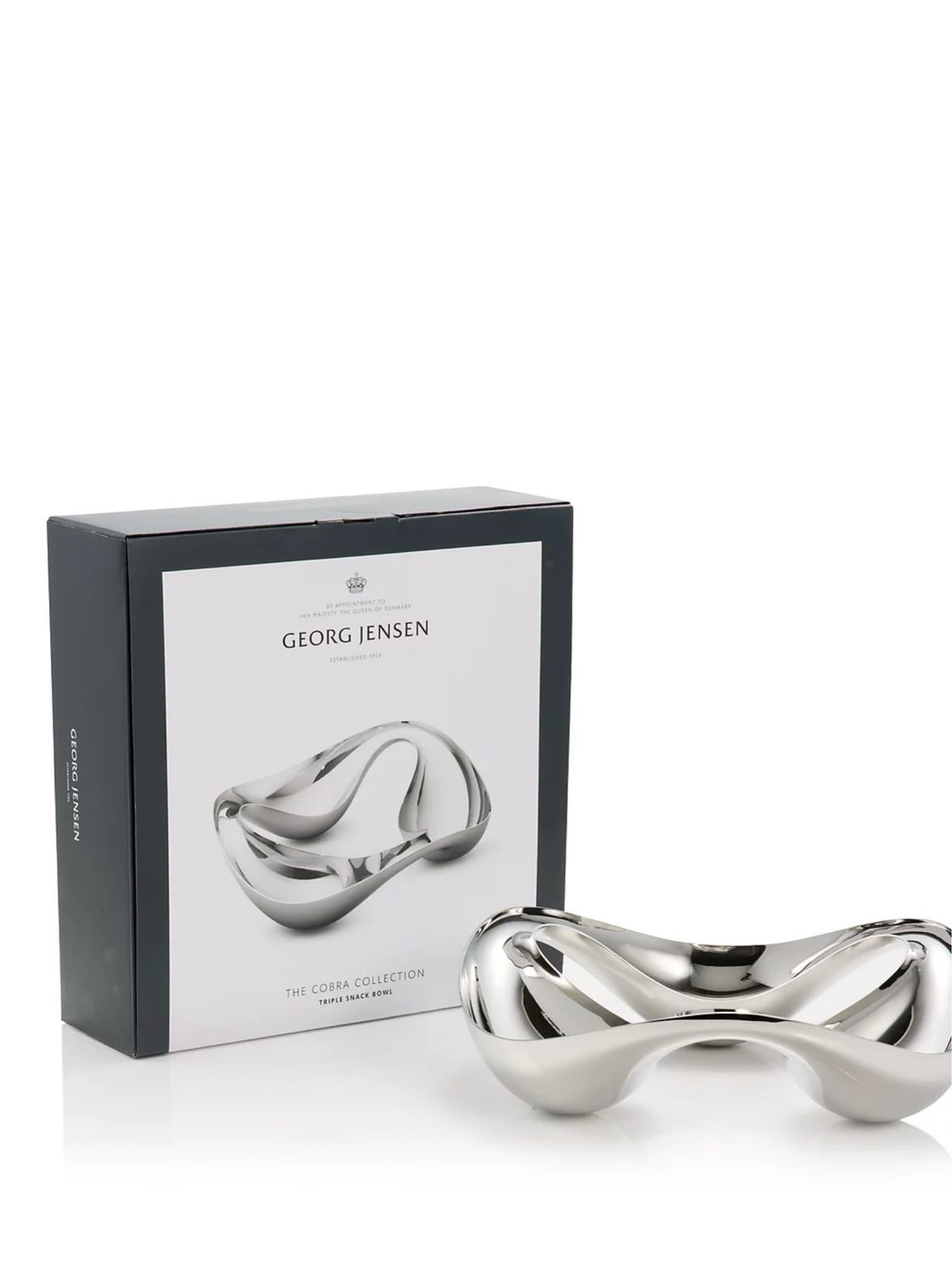 Georg Jensen Stainless Steel Triple Server