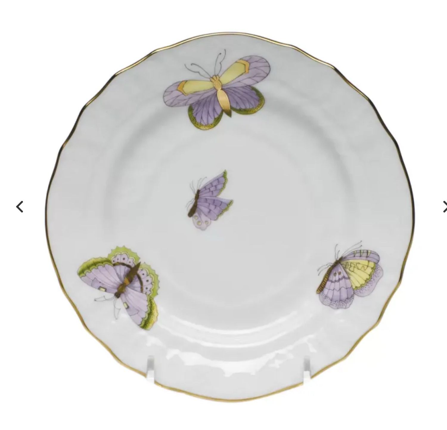 Herend Princess Victoria Green Service Plate/ Evict P 1 Dessert / Anna Weatherley Simply Elegant Gold Cereal 10 Purchased Needs 4