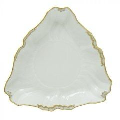 Herend Princess Victoria Grey Triangle Dish Purchased