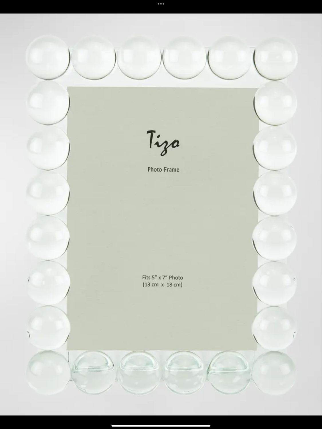 Tizo Acrylic Bubble Frame 8x10