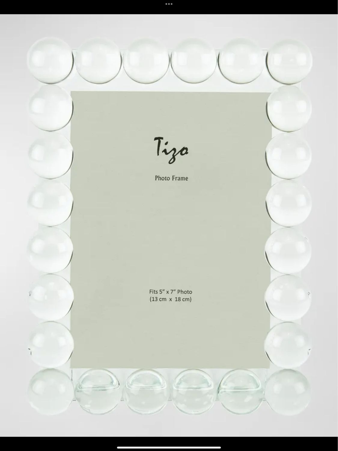 Tizo Crystal Bubble Frame 2 Purchased