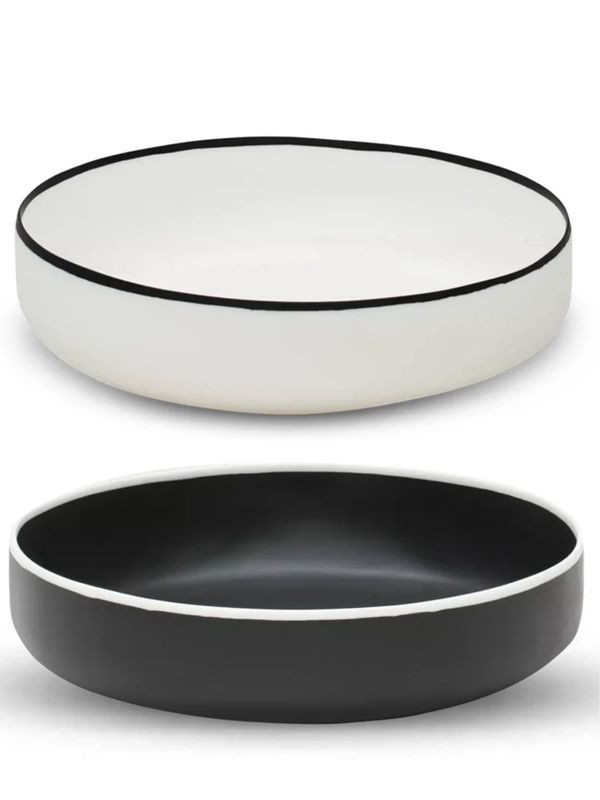 Tina Frey Large Black Ligne Bowl