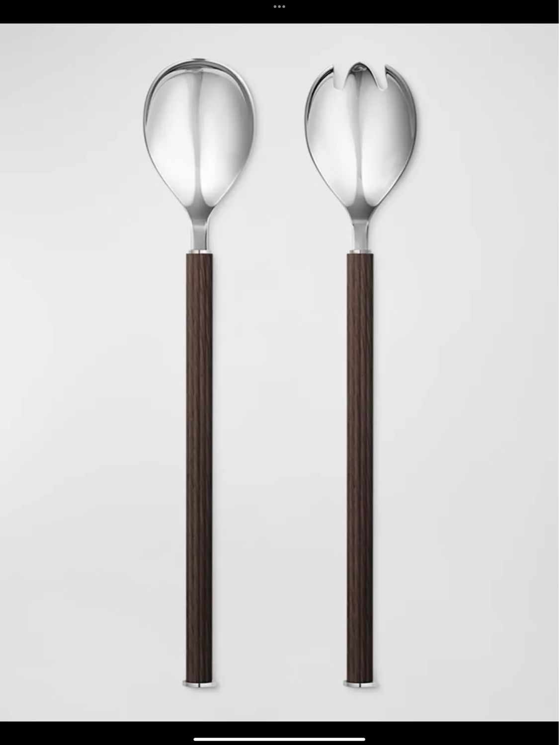 Georg Jensen Bernadotte Stainless Steel Servers Purchased