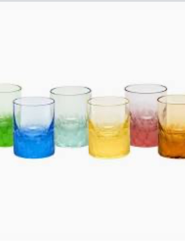 Moser Crystal Pebbles Shot Glasses Set Of 6
