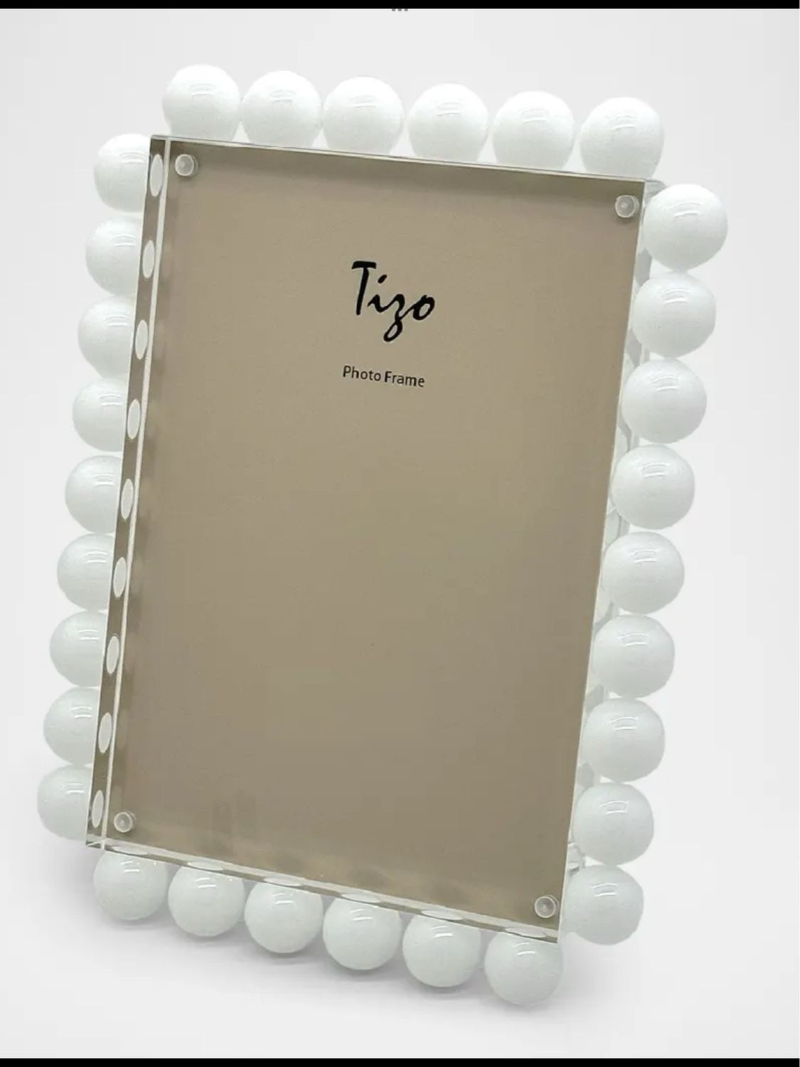 Tizo Acrylic White Bubble Frame 8x10 Needs 2