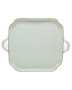 Herend Golden Edge Square Tray With Handles Needs 2