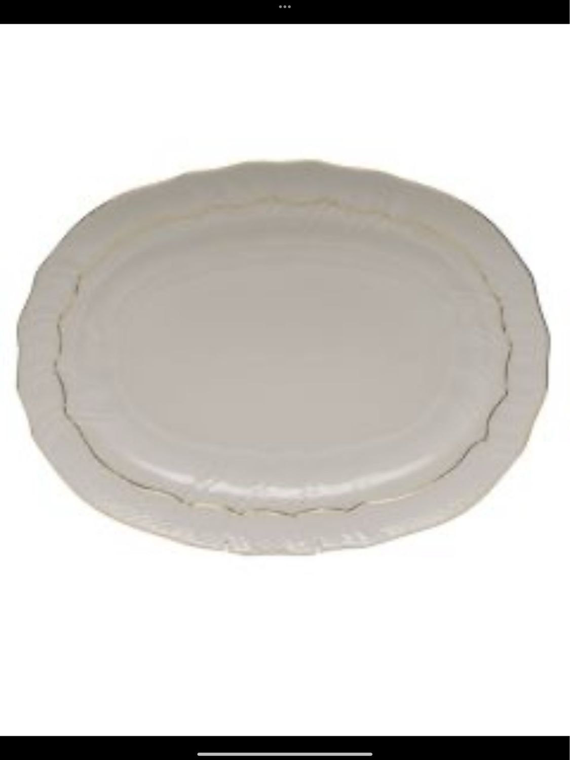 Herend Golden Edge 15 Inch Platter