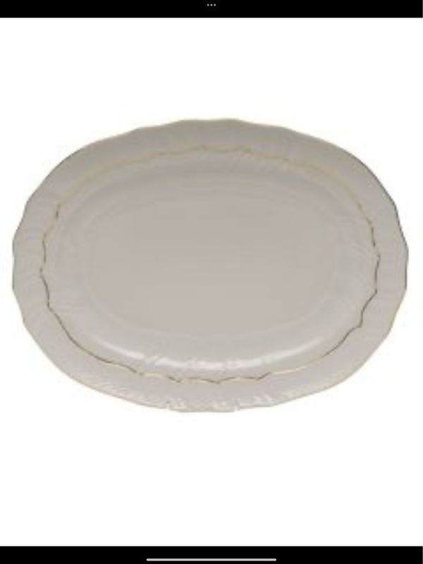 Herend Golden Edge 15 Inch Platter