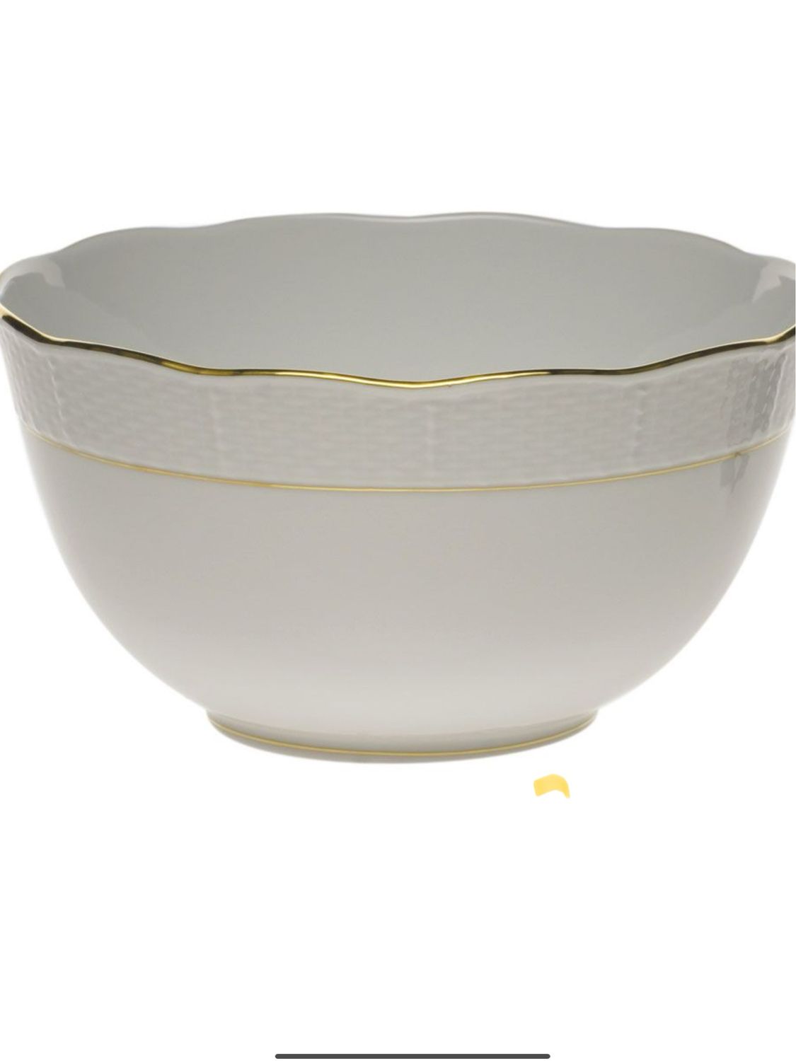 Herend Golden Edge Round Bowl Needs 2