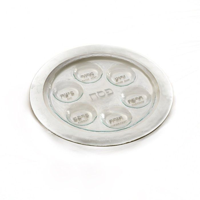 Annie Glass Judaica Seder Plate