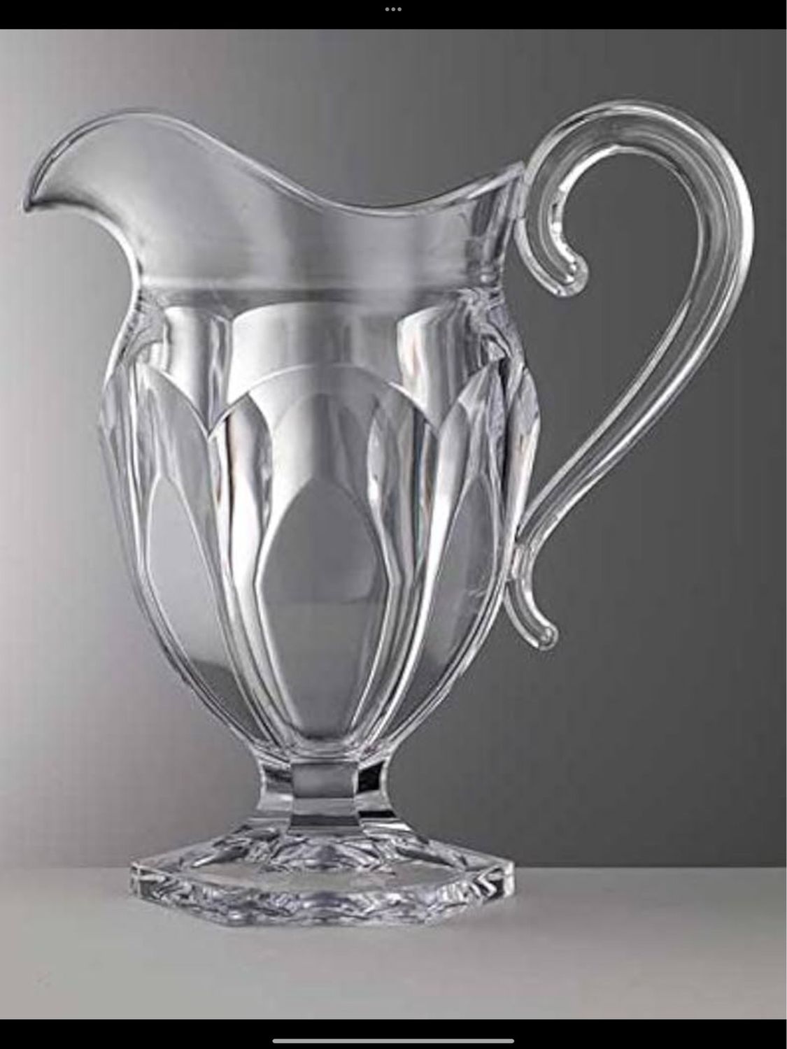 Mario Luca Giusti Clear Pitcher PURCHASED