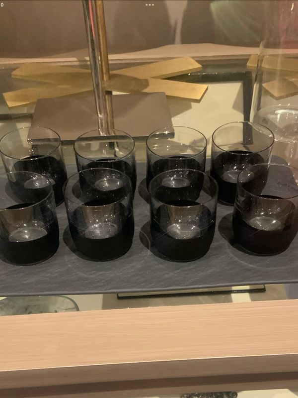 Villeroy And Boch 8 Shot Glasses On Tray
