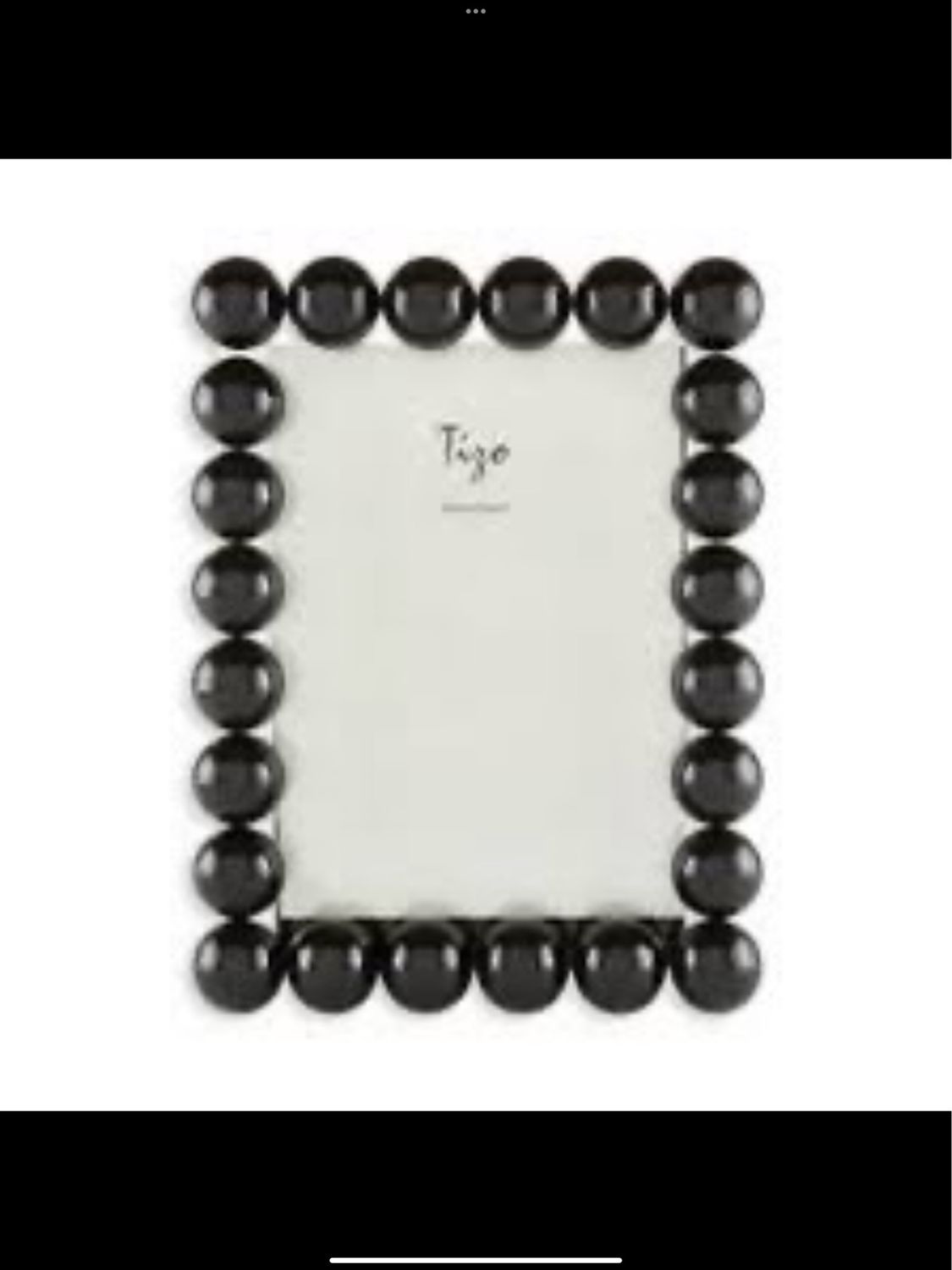 Tizo Black Crystal Frame 5x7