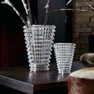 Baccarat Crystal Rectangular Eye Vase Purchased