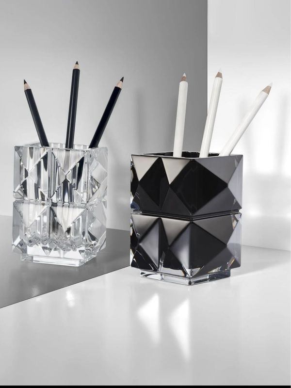 Baccarat Pencil Black Vase Needs 2 Purchased