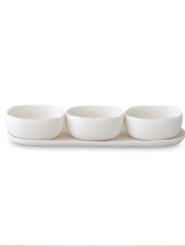 Tina Frey Cuadrato Dip Set With 3 Sculpt Spoons 1 Purchased Needs 1