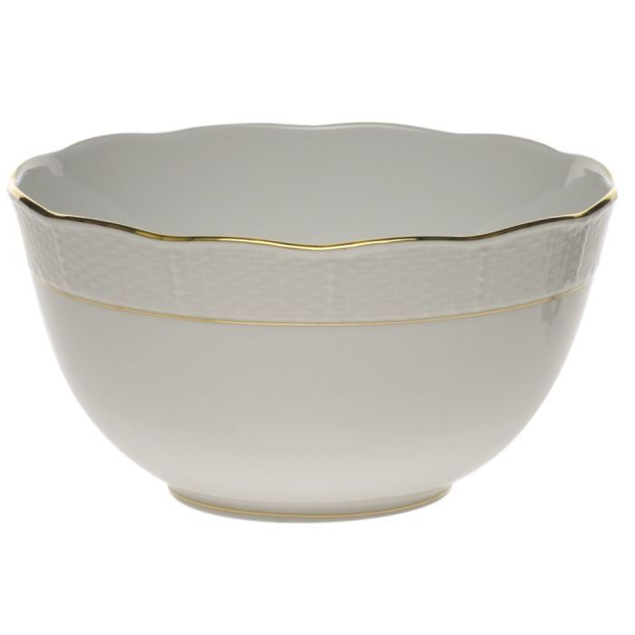 Herend Golden Edge Round Bowl Needs 2