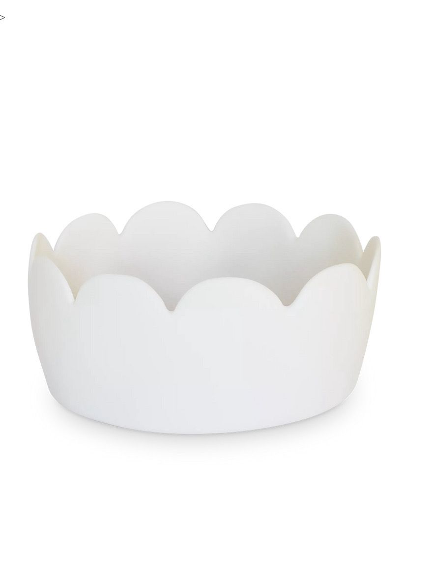 Tina Frey Large White Fleur Bowl 1 Purchased Needs 1