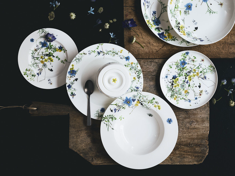 Rosenthal Fleur Blue Dinnerware, Dinner, Salad, Cereal Bowl