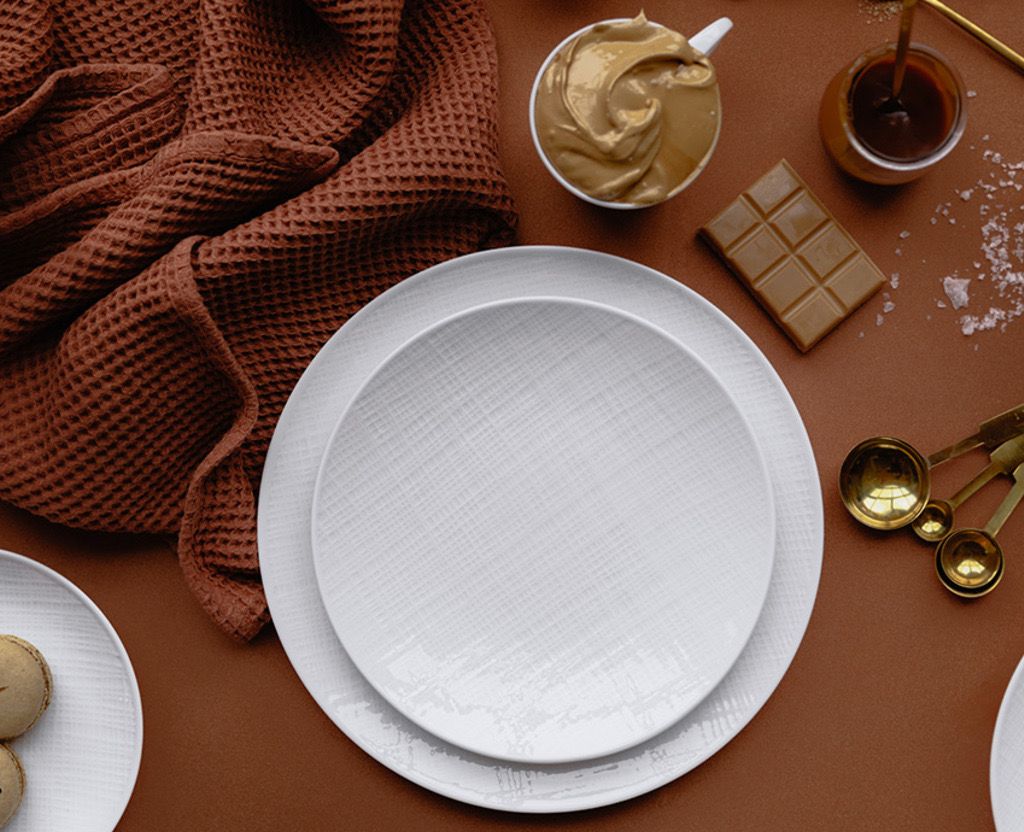 Bernardaud Organza Dinner/ Salad/ Coupe Soup Needs 12