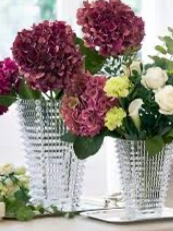 Baccarat Clear Rectangular Small Vase