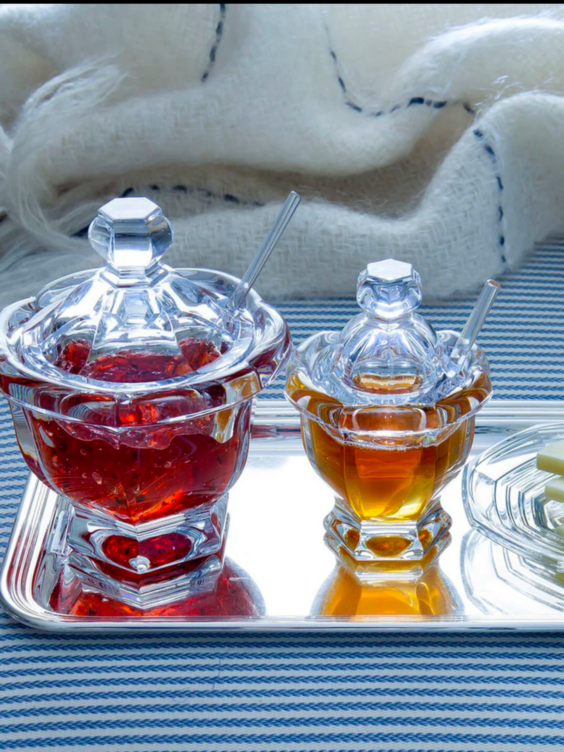 Baccarat Crystal Small Jam Jar