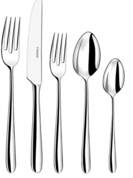 Couzon Fusain Stainless Flatware 5 Piece